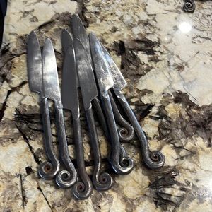 Pottery Barn silverware.